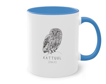 Kattuul - Eule - Tasse - Plattdeutsch - Mug