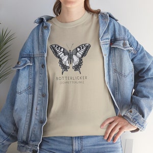 Botterlicker Schmetterling Plattdeutsch T-Shirt Plattdeutsch Unisex Heavy Cotton Bild 9