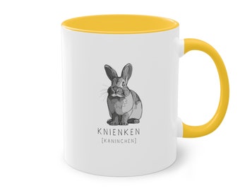 Knienken - Kaninchen - Tasse - Plattdeutsch - Mug