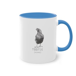 Tüütje Huhn Tasse Plattdeutsch Mug Bild 3