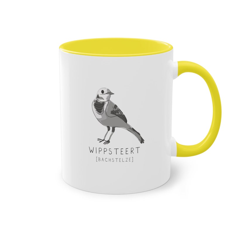 Wippsteert Bachstelze Tasse Plattdeutsch Mug Bild 9