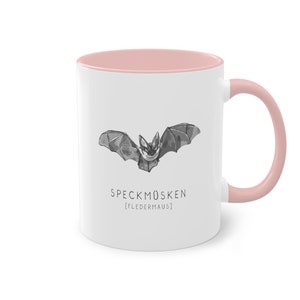 Speckmüsken Fledermaus Tasse Plattdeutsch Mug Bild 7