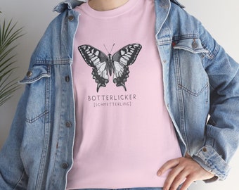 Botterlicker - Butterfly - Low German - T-Shirt - Low German - Unisex Heavy Cotton