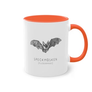 Speckmüsken Fledermaus Tasse Plattdeutsch Mug Bild 6