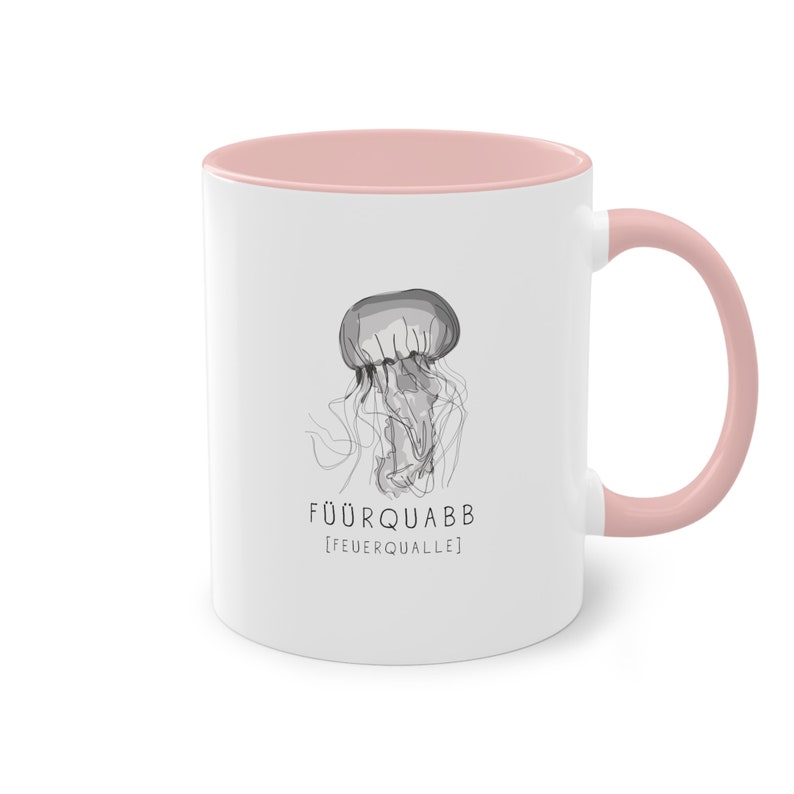 Füürquabb Feuerqualle Tasse Plattdeutsch Mug Bild 7