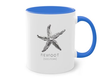 Fievfoot - Seestern - Tasse - Plattdeutsch - Mug