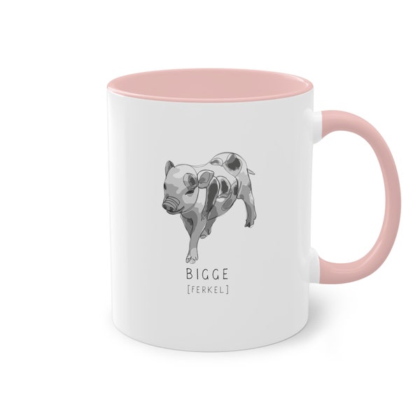 Bigge - Ferkel - Schmetterling - Tasse - Plattdeutsch - Mug