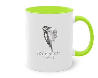 Boompicker - Woodpecker - Cup - Low German - Mug