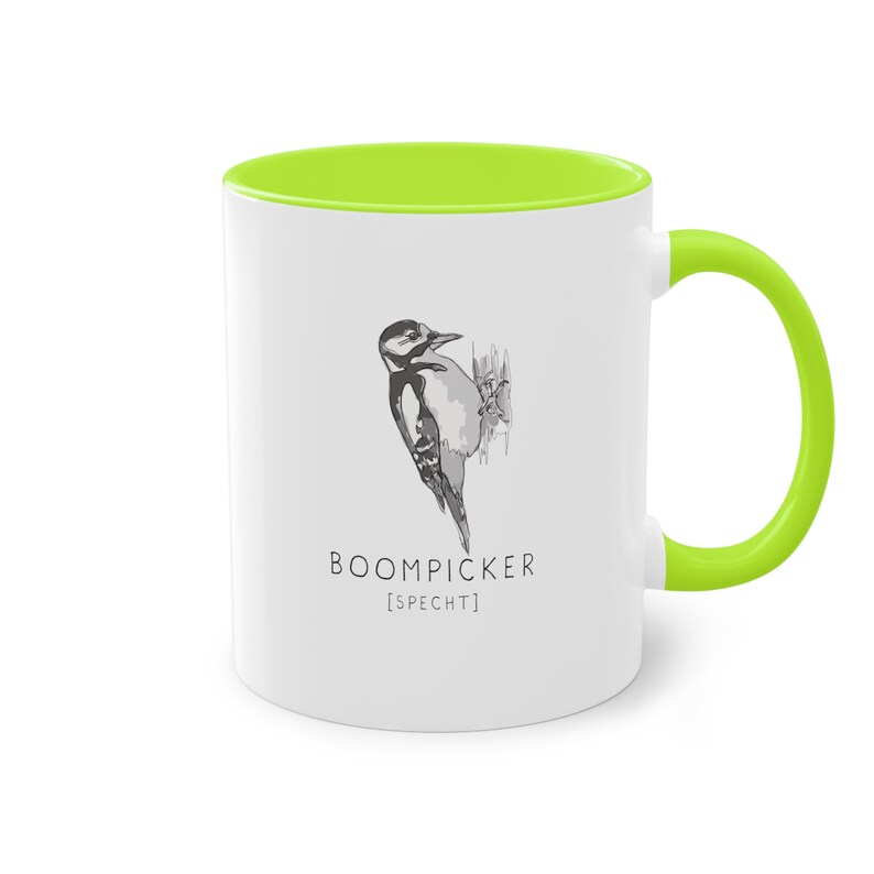 Boompicker Specht Tasse Plattdeutsch Mug Bild 1