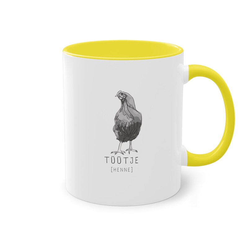 Tüütje Huhn Tasse Plattdeutsch Mug Bild 9