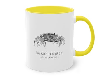 Dwarslooper - Strandkrabbe - Tasse - Plattdeutsch - Mug