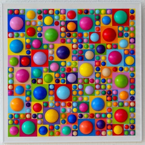 Modern Large wall art,3D wood sculpture,Hemisphere Art,Abstract 3D Color Picture,Living Room Decor, Modern Wall Art Picture,Wall sculpture