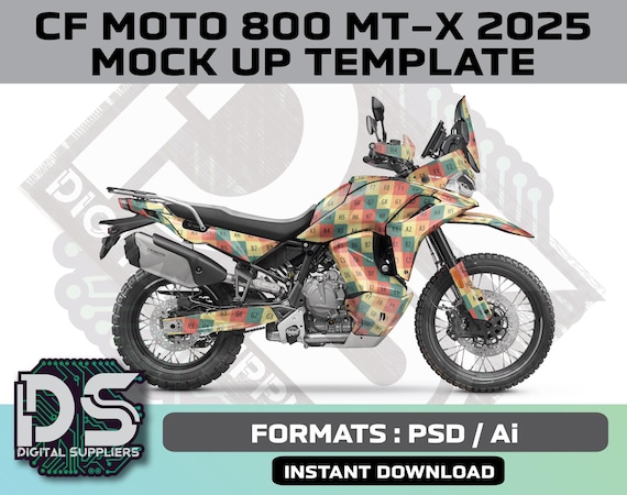 CF Moto Mt-X 800 2025 カスタムバイクステッカーグラフィックキットの