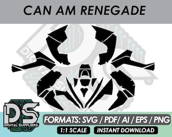 Kit de pegatinas gráficas personalizadas para Can-Am Renegade 500, 800r, 800x1000 (plantillas vectoriales, eps, ai, SVG, PDF y PNG)