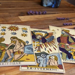 Tarot of Marseille: Nicolas Rolichon 1620-1637 [ARTISAN EDITION] Single card with Marseille soap smoothing