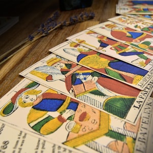Tarot of Marseille: Antoine Bourlion 1768, facsimile, 78 cards [Artisan Edition]