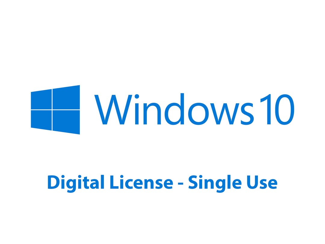 Windows 10 Home Digital License & Key Single Use Etsy