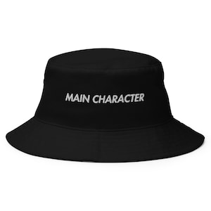 Main Character Embroidered Bucket Hat