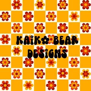 Fall Autumn Floral seamless pattern checkered seamless checkerboard seamless Halloween seamless October fall vibes autumn colors seamless
