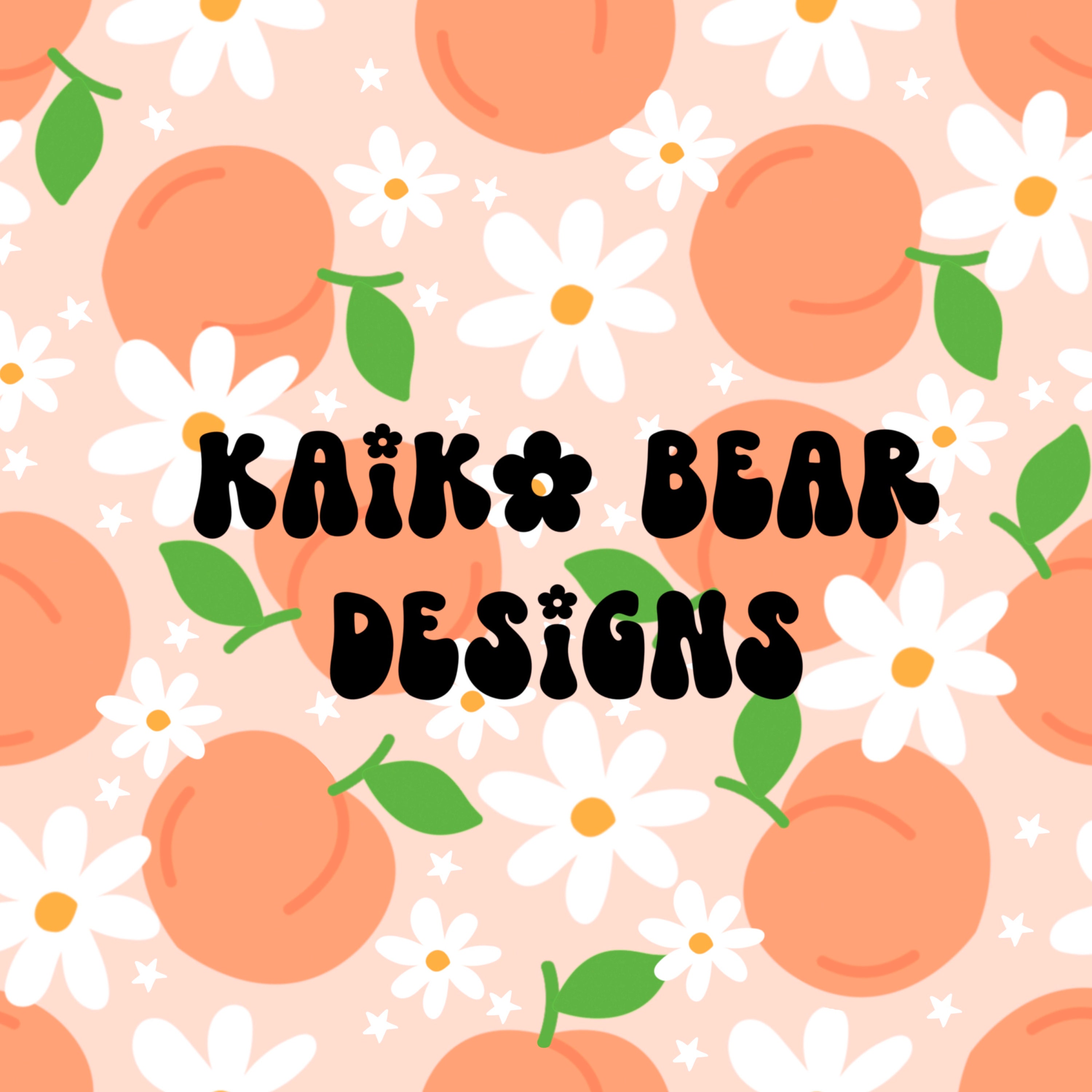 Peaches seamless pattern summer seamless retro peach seamless daisy seamless daisies repeat file star seamless peachy seamless sublimation