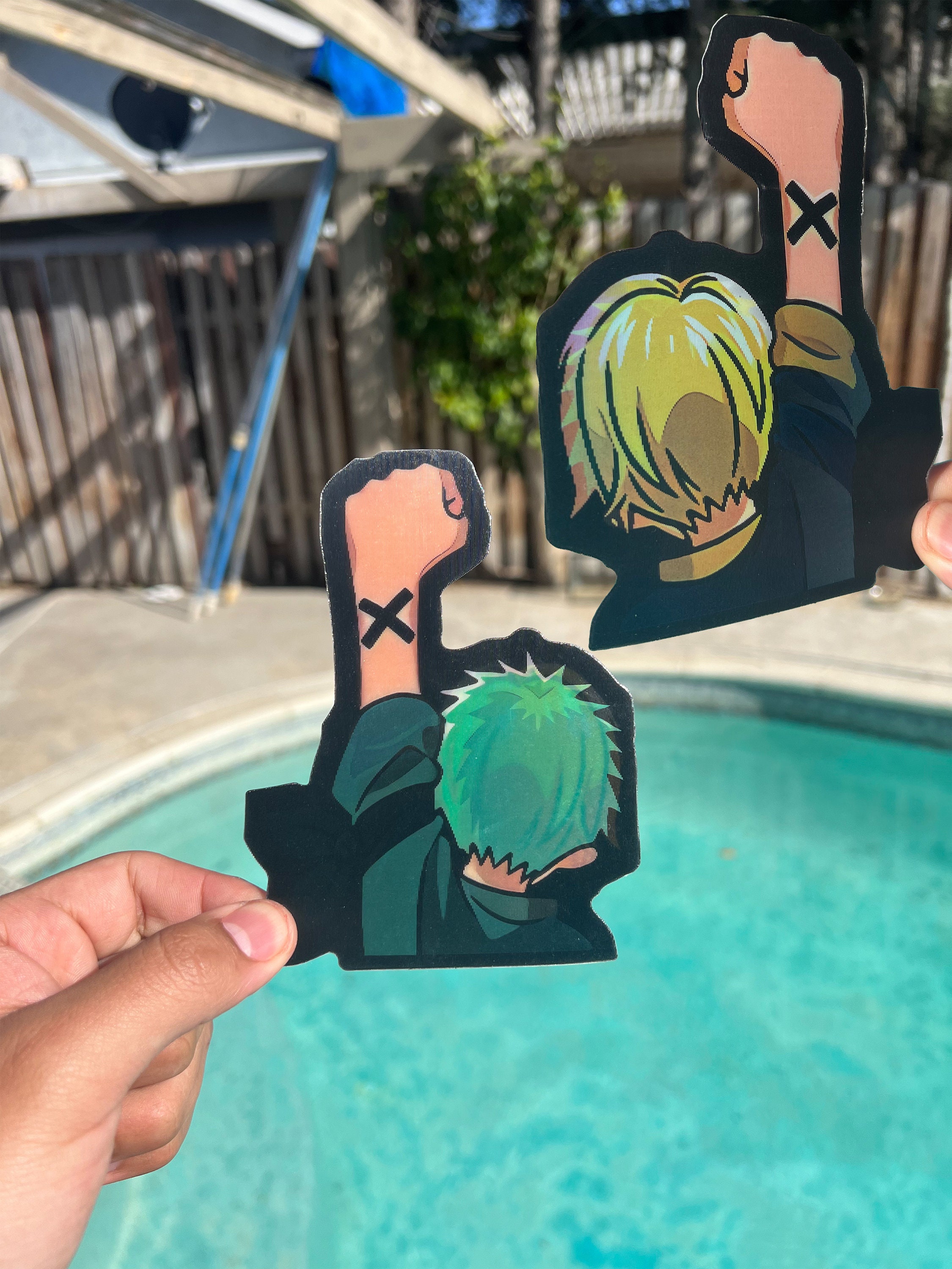 3d Anime Sticker , Car Decal , Laptop Sticker , OP , Anime Gift for Son ...