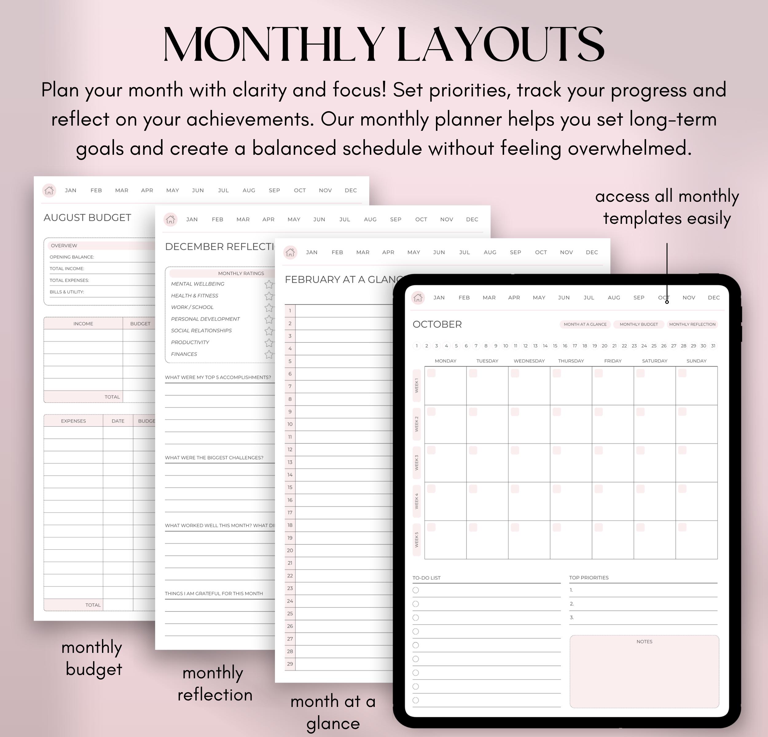 ADHD Planner, Digital ADHD Planner for iPad & Android, Goodnotes ...