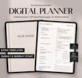 Digital Planner Undated, iPad & Android Planner, GoodNotes Planner, Digital Calendar, Daily, Weekly, Monthly Journal, 2024 2025 iPad Planner