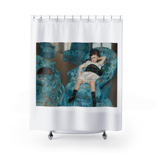 Little Girls Bathroom Shower Curtain Etsy