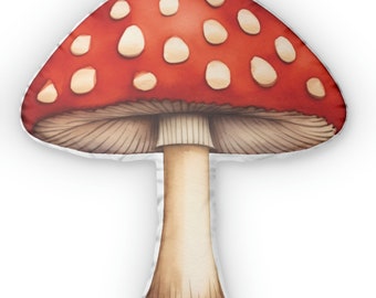 MUSHROOM Shaped Pillow; 4 sizes; Part of the Woodlands Collection