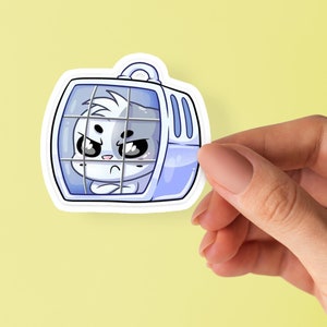 Cats Don&#39;t Like Carriers! / Mad Cat Sticker!