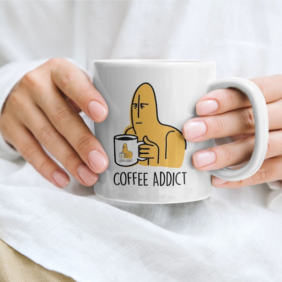 Funny Coffee Addict Mug | Infinite Zoom Design