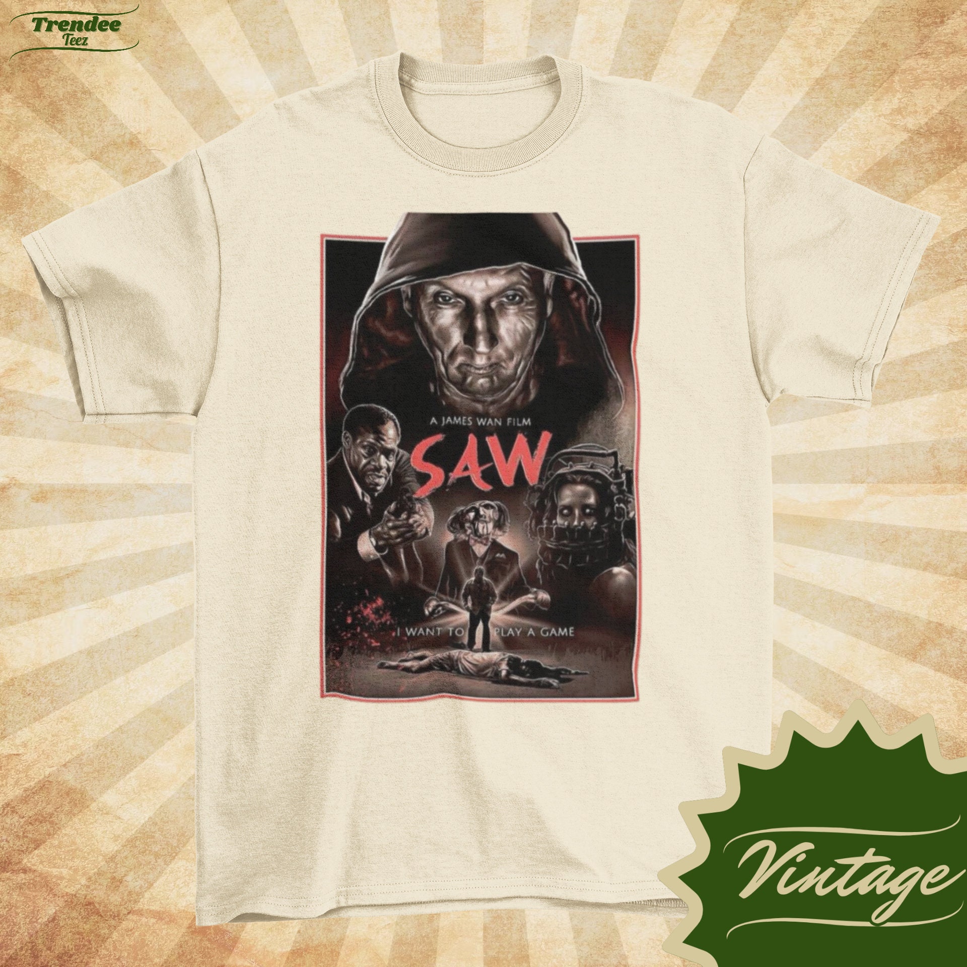 Vintage Saw Movie T Shirt - Etsy Vintage Saw Movie T Shirt - Etsy