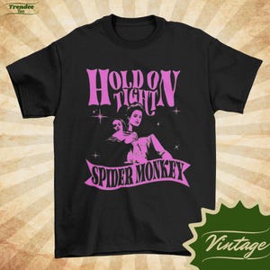 TWILIGHT | Spider Monkey - Vintage Style Natural Crewneck Tshirt - Unisex | Movie poster shirt | Twilight Gift | Classic Movie Graphic Tee |