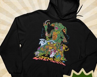 Gremlins Movie Graphic Hoodie - Unisex Pullover