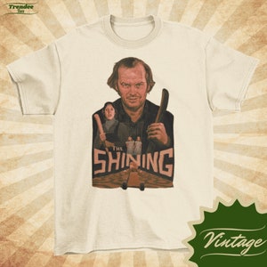 The Shining - Vintage Style Natural Crewneck T-shirt - Unisex | Movie poster shirt |