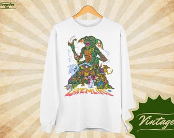 Gremlins movie Sweatshirt: Vintage Movie Poster Sweater