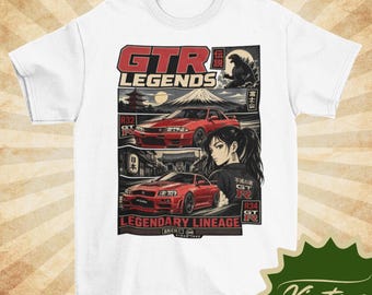 GTR Legends - Japanese Unisex Graphic T-shirt