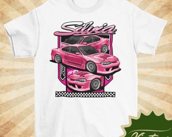 Vintage Nissan Silvia S15 T-Shirt: Unisex Car Graphic Tee