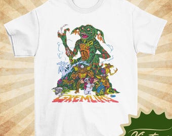 Gremlins Movie Poster T-Shirt - Vintage Style Unisex Graphic Tee