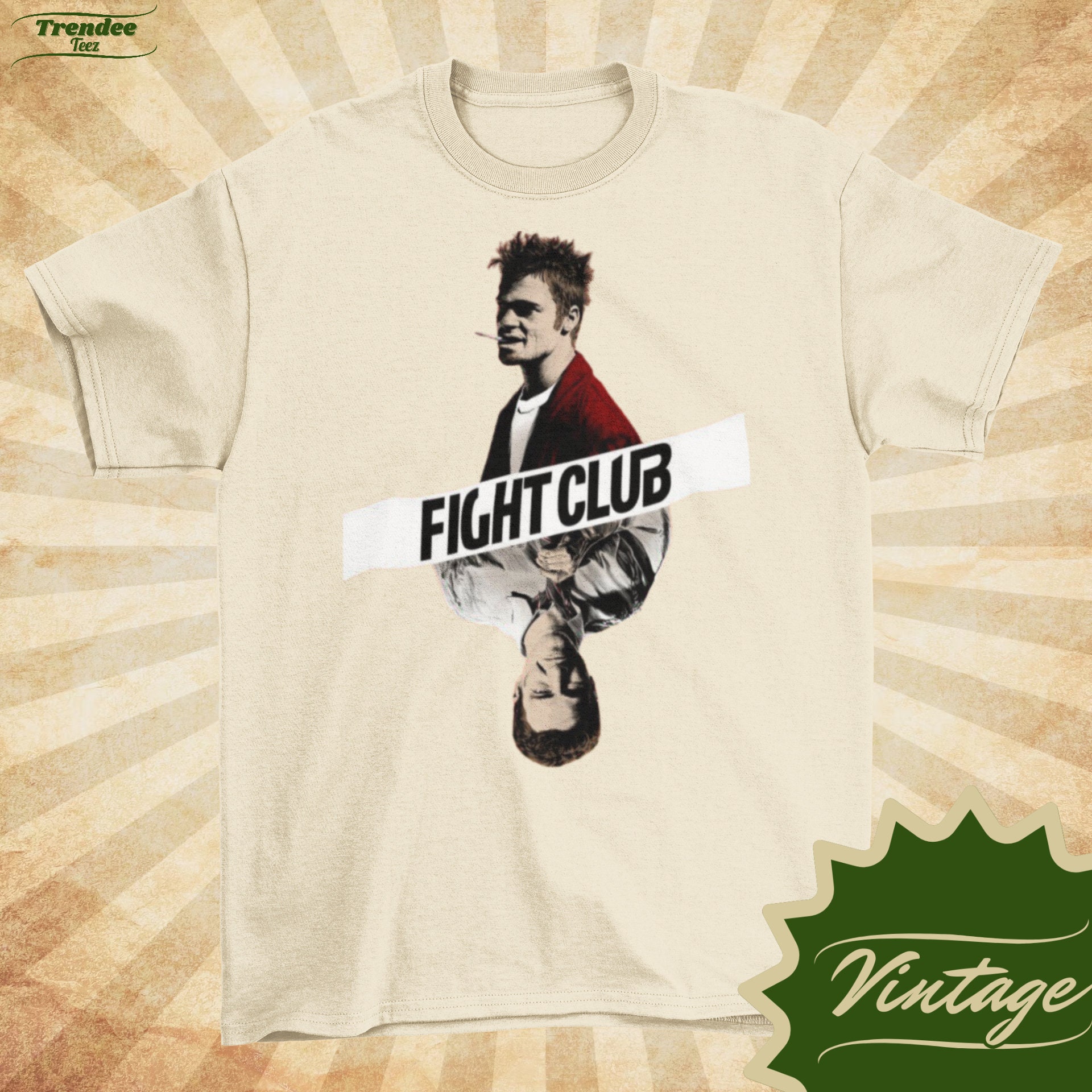 Fight Club T-shirt: Vintage Movie Poster Graphic Tee - Etsy