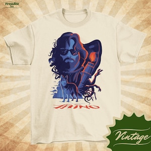 The Thing - Vintage Style Natural Crewneck T-shirt - Unisex | Movie poster shirt | Classic Movie Graphic Tshirt |