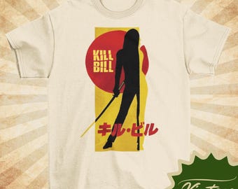 KILL BILL Movie Poster T-Shirt - Vintage Style Unisex Graphic Tee