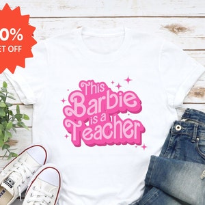 Teacher Shirt, Pink Teacher Shirt, This Is A Teacher Shirt, Back To School Shirt for Teachers, Womens Teacher Gift, Cute Teacher Shirts