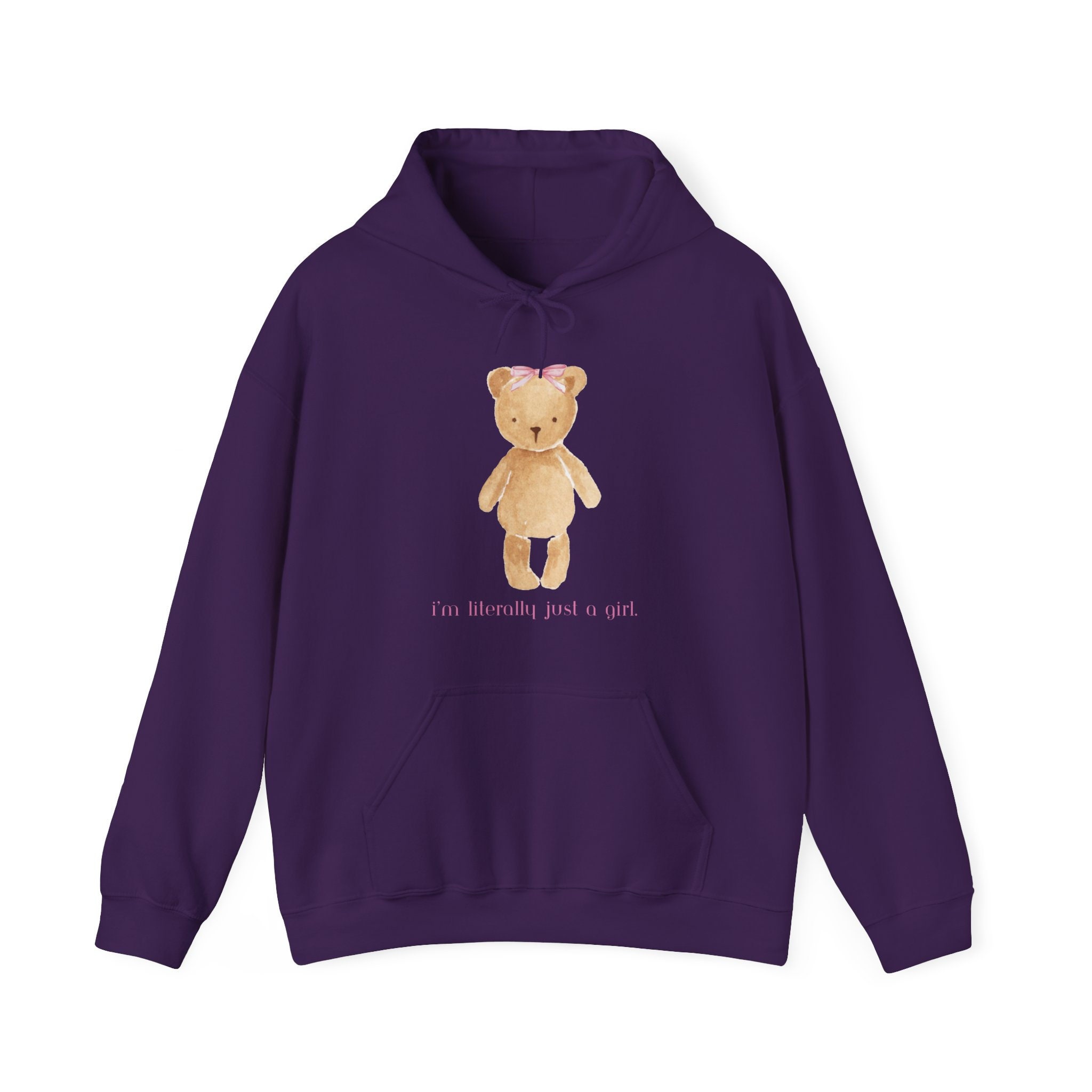 Girls teddy bear hoodie hotsell
