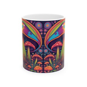 Psychedelic Mushroom Ceramic Mug