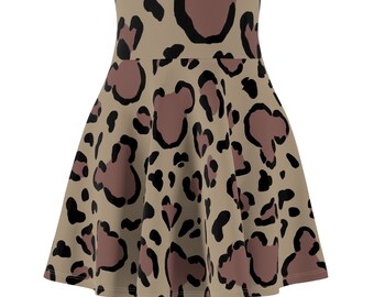 Animal print princess women&#39;s running run skirt