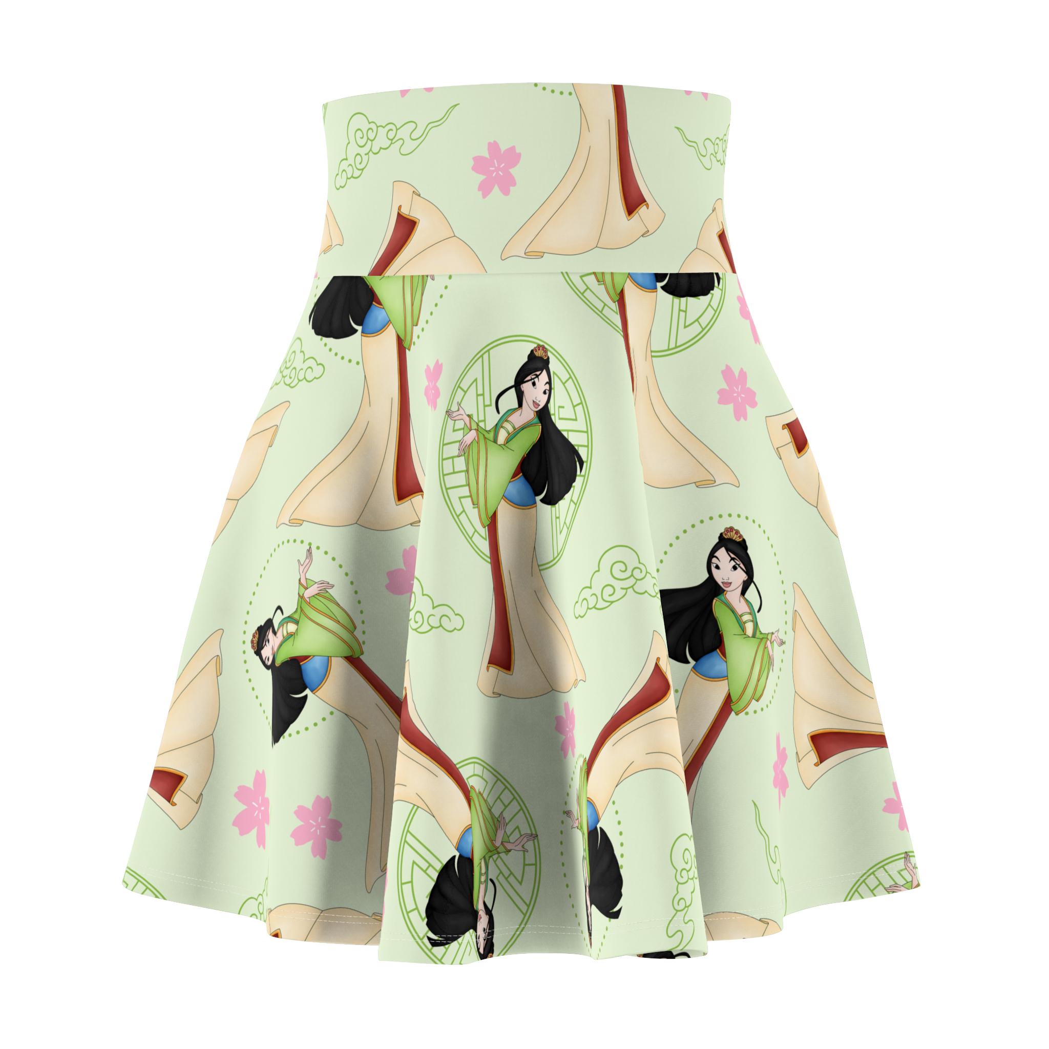 Discover Mulan Running Skirt, Princess Women's Skater Skirt