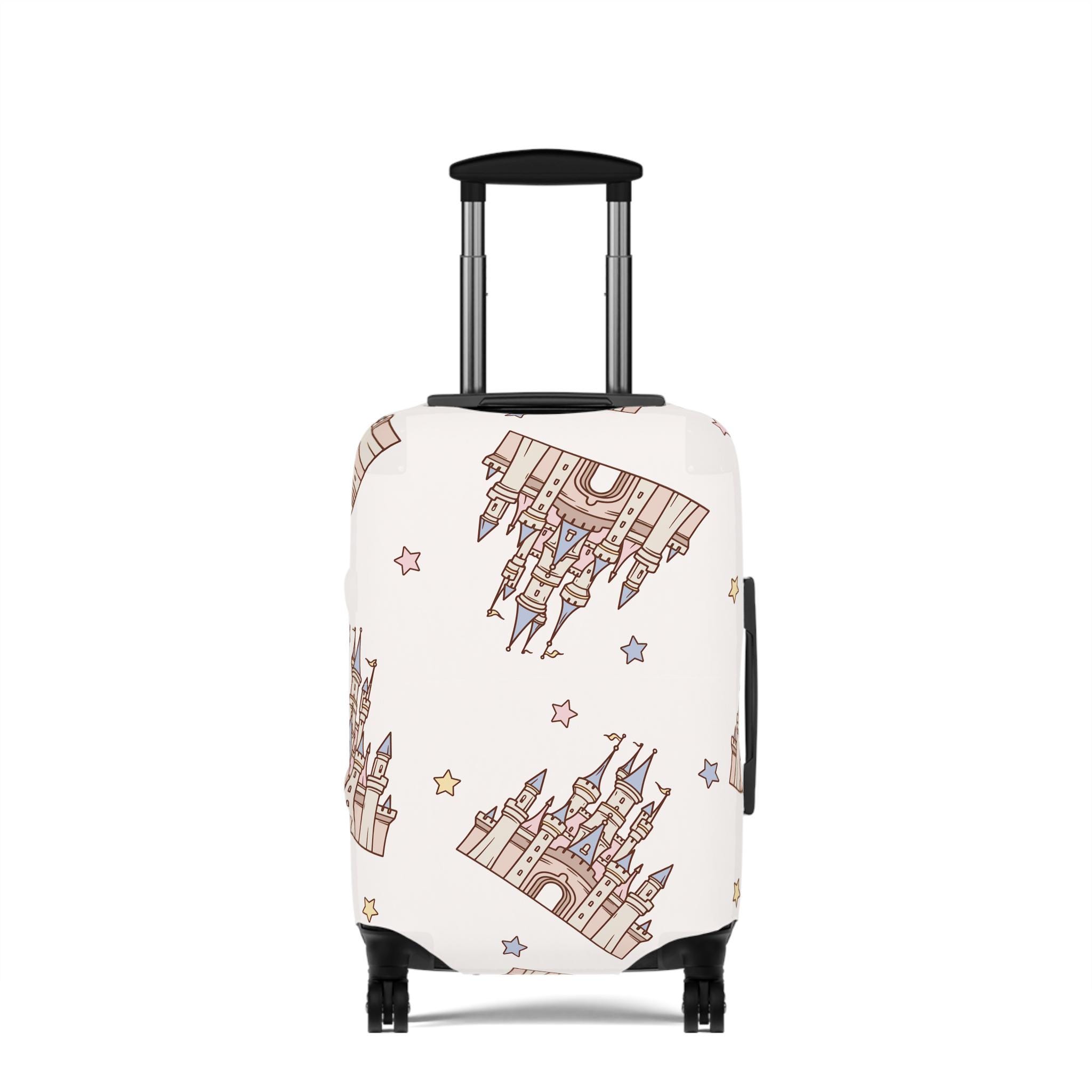 Discover Disney Castle Luggage Cover, Park Icons Travel Protector