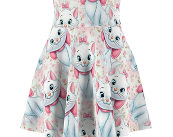 Falda de Marie de Los Aristogatos / Conjunto para correr de Disney / Falda de disfraz de RunDisney / Ropa mágica para el día de la carrera / Disfraz para correr con saltos