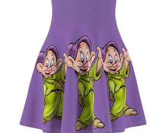 Jupe mauve Dopey Challenge Dopey, jupe de course à pied pour femmes Marathon Weekend, bondissant